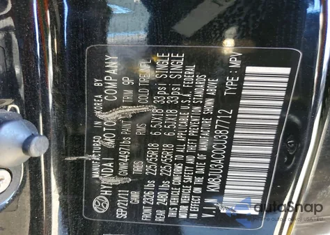 2012 Hyundai Tucson Gls z USA, uszkodzony, nr VIN KM8JU3AC0CU387712